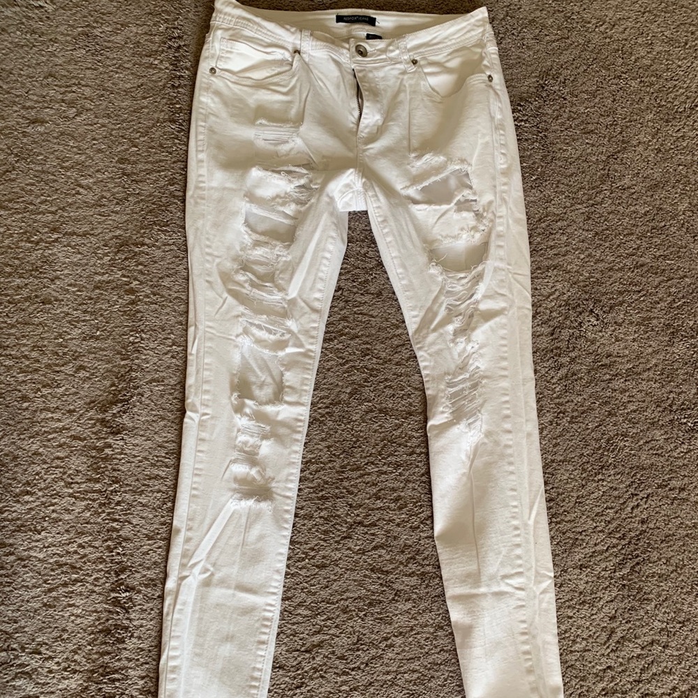 Ladies Jeans Distressed